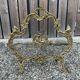 Paravent de cheminée vintage de style français en bronze ouvragé