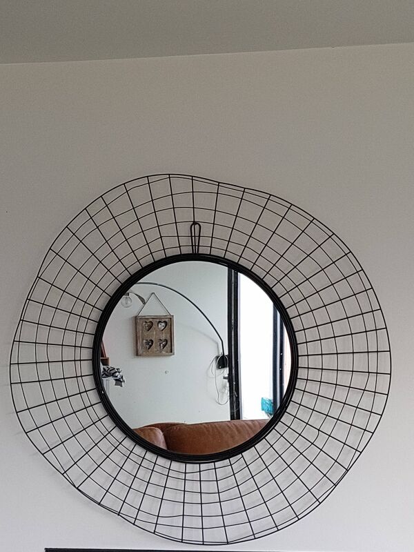 Miroir design en fer forgé - grand format