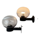 Pair of Murano Exterior Wall Lamps att. To Vistosi, Italy, 1970-80s