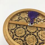 Wicker and butterflies coasters