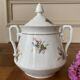 Ceramic flower pot and lid