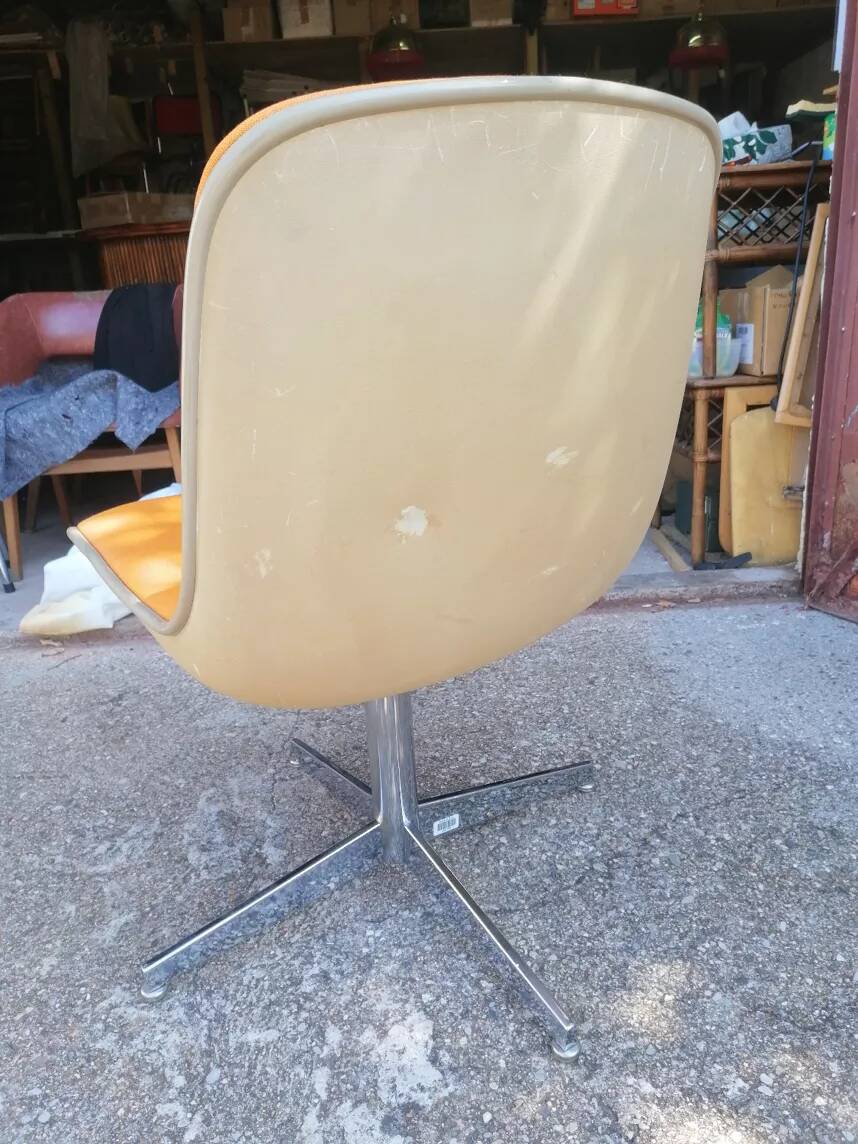 Fauteuil vintage de bureau steelcase strafor de randall buck