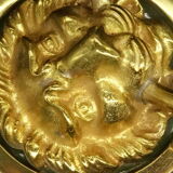 Pair of sconces, lion heads and arrows, Empire style