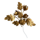 Golden wall lamp foliage