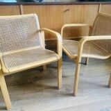 Chaises vintage cannage Olivo Pietro