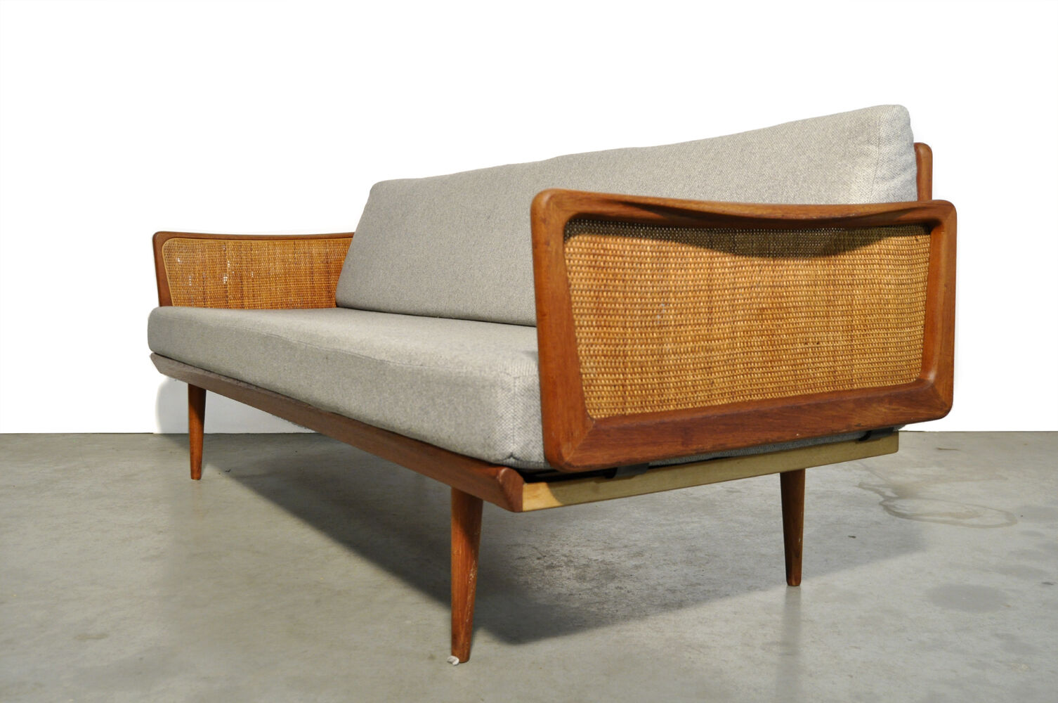 Teak 3-seater sofa by Peter Hvidt & Orla Mølgaard Nielsen for France & Daverkosen, Denmark 1953-1957