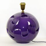 Plum shaped ceramic ball lamp, 1970