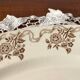 Oval serving dish in Terre de Fer Gien earthenware with Osborne Sepia decor