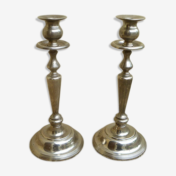 Silver candlesticks