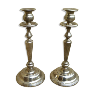 Silver candlesticks