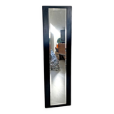 Black beveled mirror
