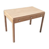 Art deco desk 3 drawers in oak wood raw 30s