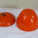 Orange apple, made in plastic ice bucket france, vintage 1970