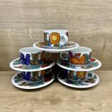 Set of 5 small coffe cups Villeroy & Boch Acapulco