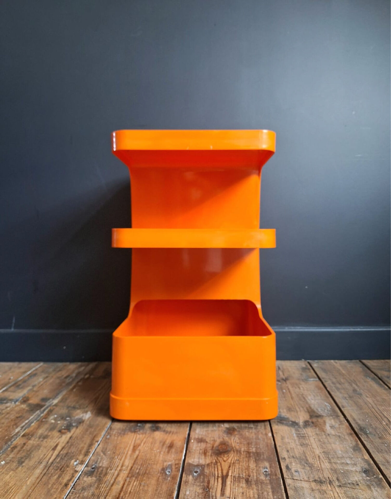Flair side table for Prisunic by Marc Held, vintage bedside table.