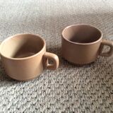 Duo de tasses en grès