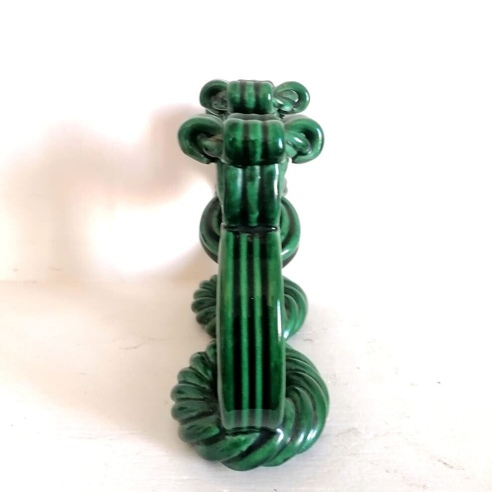 Candle holder slurry style Vallauris, 1950