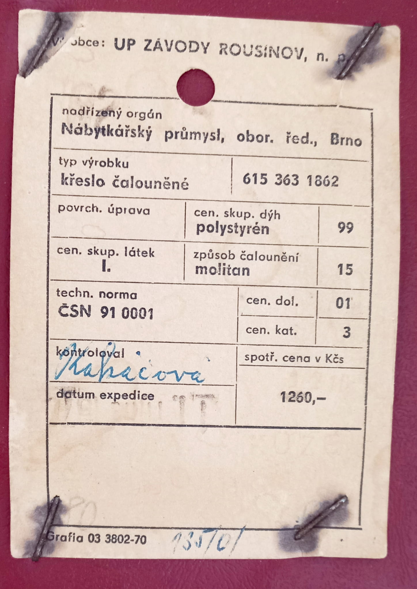 Set of swivel chairs, Czechoslovakia, 60s, Up Zavody Rousinov