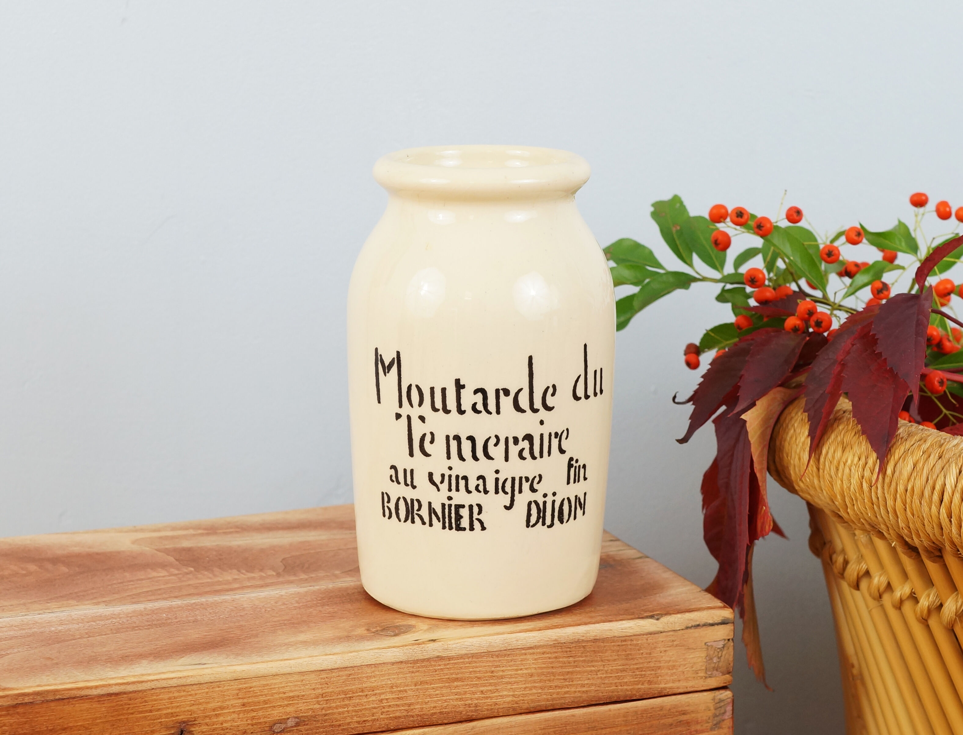 Mustard pot from Téméraire Dijon Vintage