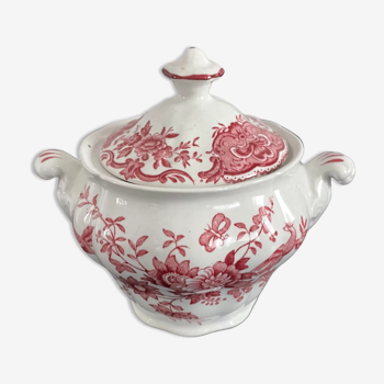 Sucrier en porcelaine anglaise Ridgway modèle Windsor