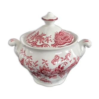 Sucrier en porcelaine anglaise Ridgway modèle Windsor