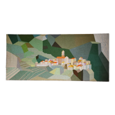 Large format handmade wall tapestry vintage