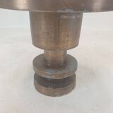 Round Metal Coffee or Side Table, 1970's