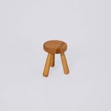 Scandinavian Ingvar Hildingsson stool, beech and ash, 1970, Sweden.