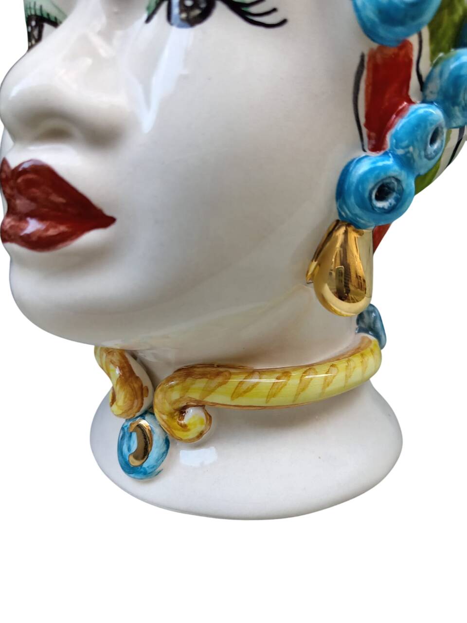 Teste di moro siciliane in ceramica