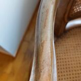 Louis XV style caned armchair