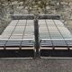 Pair of vintage chrome plexiglass beds