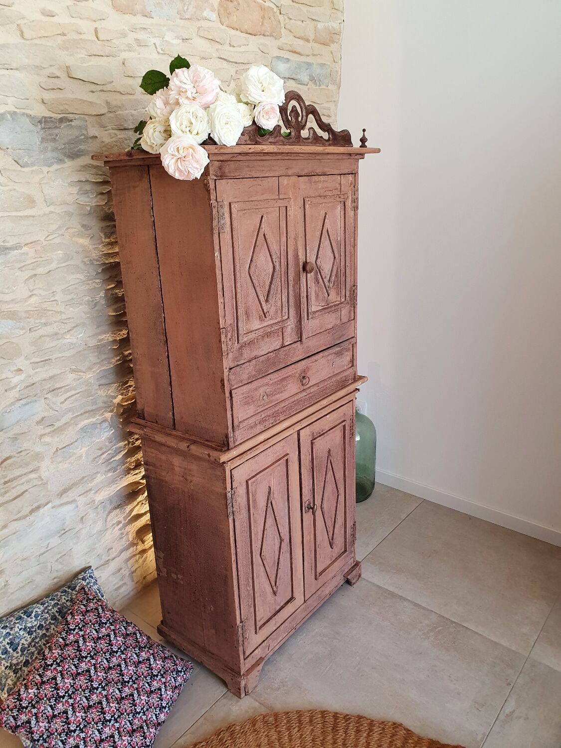 Wardrobe style folk art