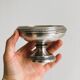 Silver-plated metal presentation bowl