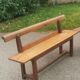 Pair of antique benches, 19th century