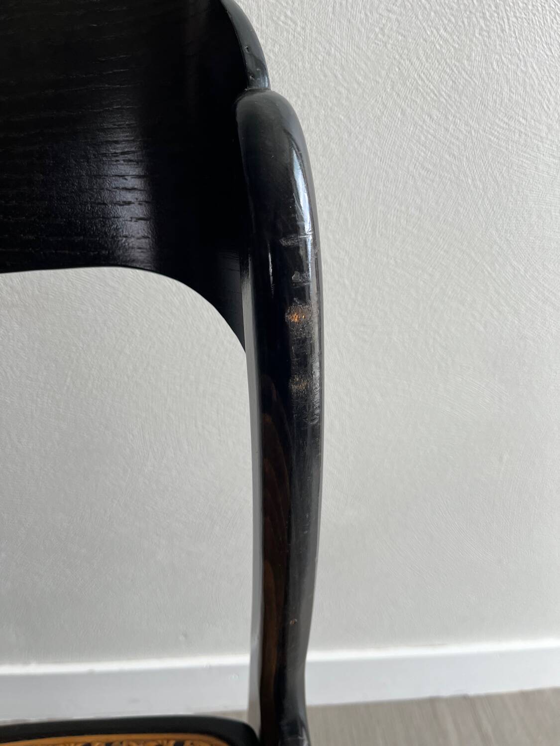 Chaise traîneau Baumann vintage