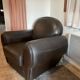 CLUB armchair. Leather.