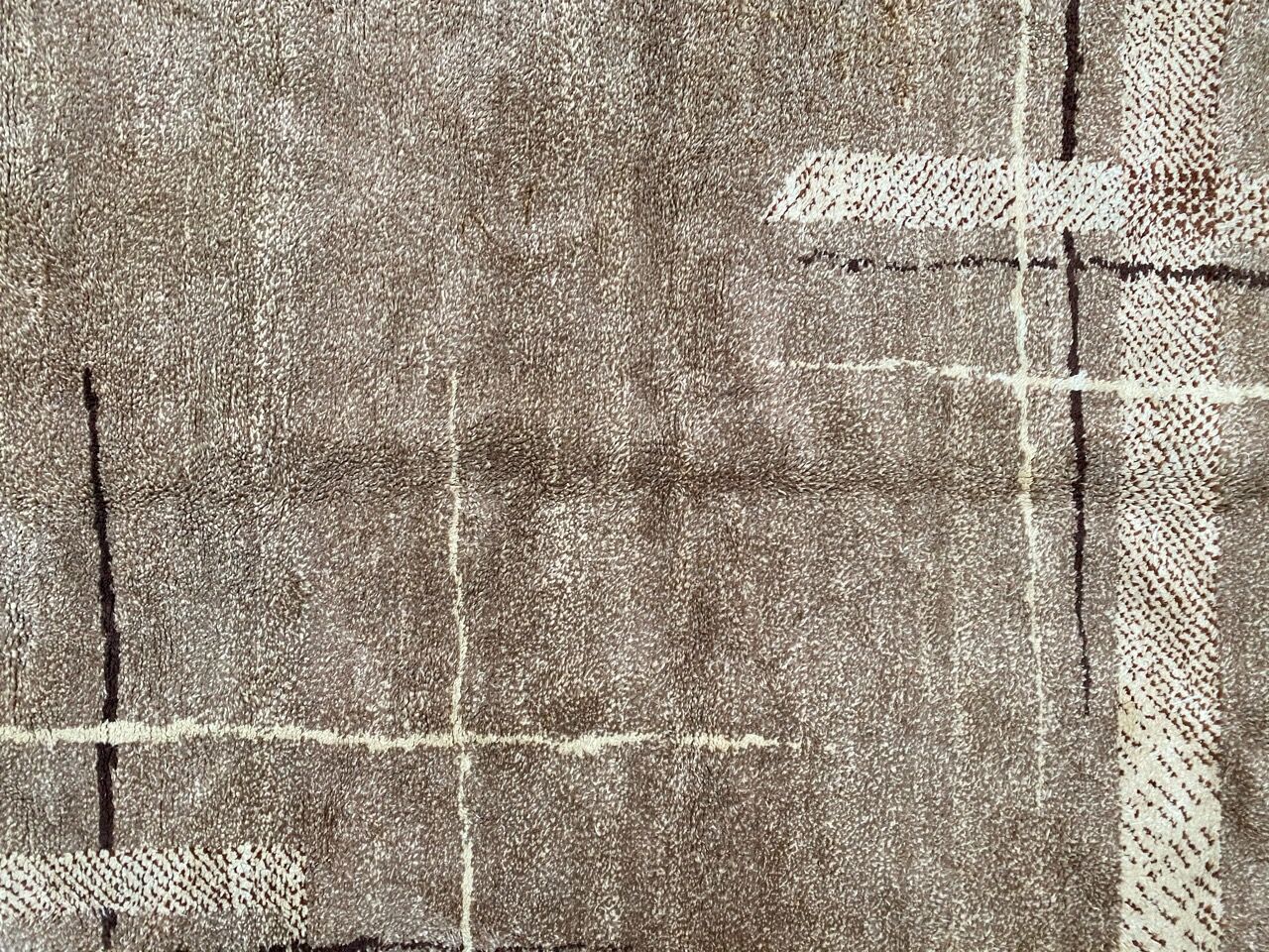 Art deco antique handmade carpet 140x200 cm