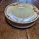 7 assiettes plates nouvelles galerie odette motifs chocolat