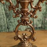 Pair of golden candlesticks