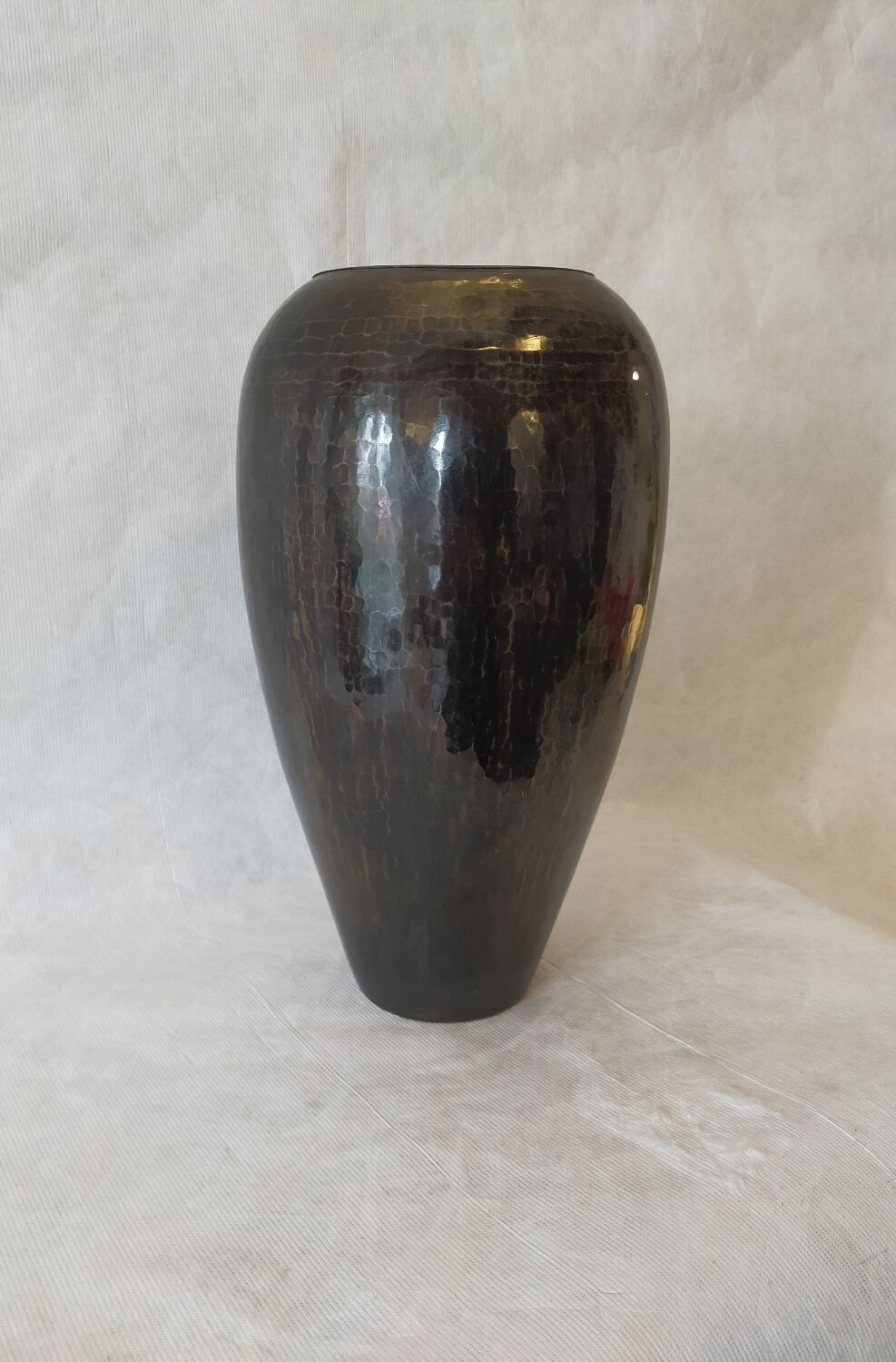 Brassware vase by Hervé Wahlen