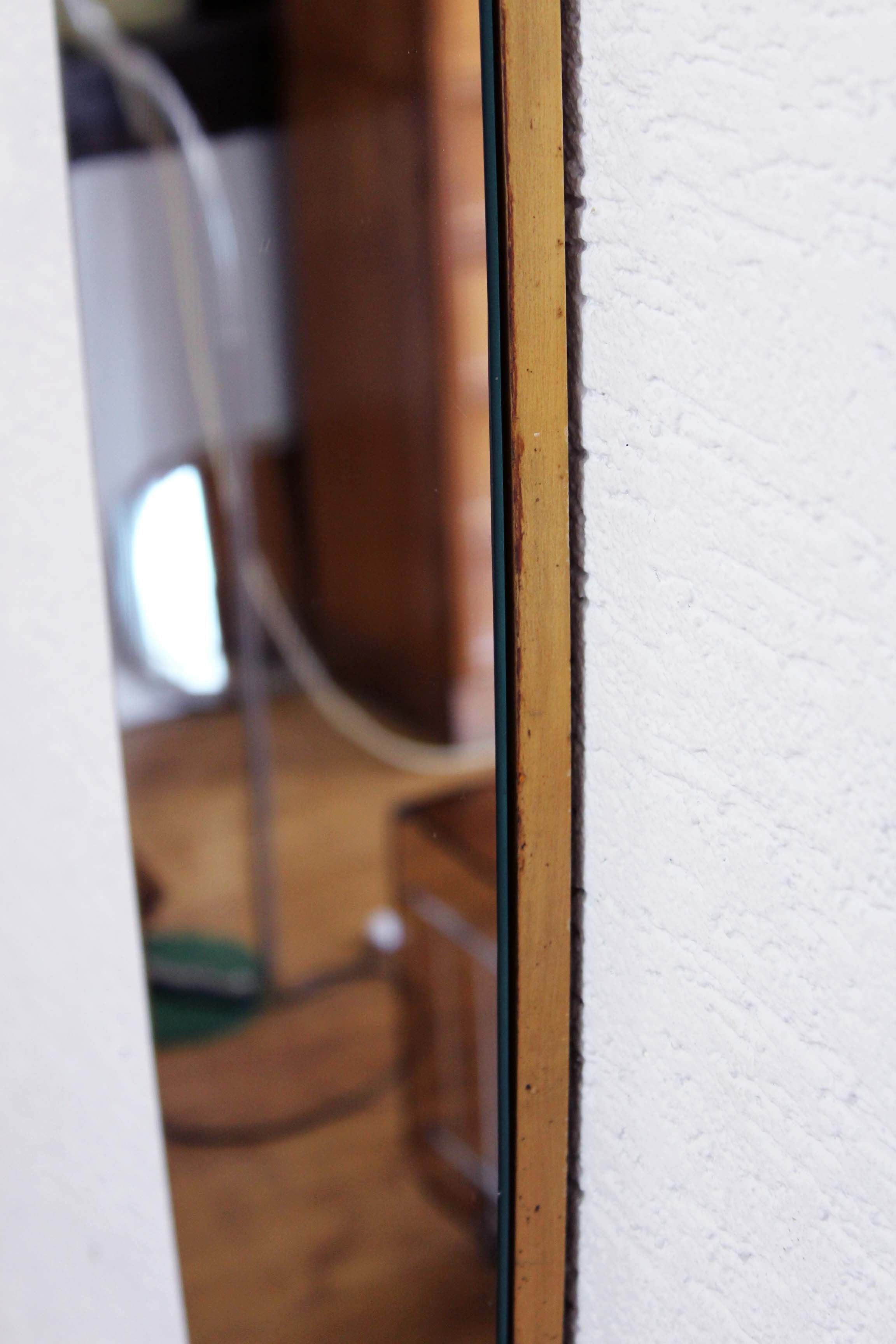 Mirror free form years 50/60 - 31x94cm