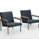 Ensemble de deux fauteuils Gijs van der Sluis modèle 30