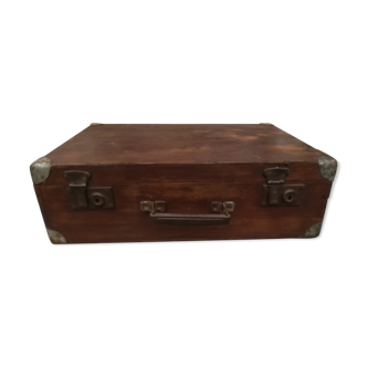 Valise en bois ancienne