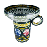 Ceramic candle holder André L'Helguen KERALUC Quimper 1950