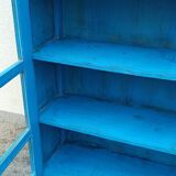 Vaisselier en bois bleu