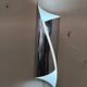 Pair of 70s/80s bidirectional chrome wall lights