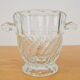 Mid-century glass vase,bohemia glass,1970