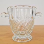 Vase en verre, verre de Bohême, années 1970