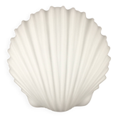 Large Minimalist Opaline Glass Shell-Shaped Wall Light from Limburg, Germany, 1970s
