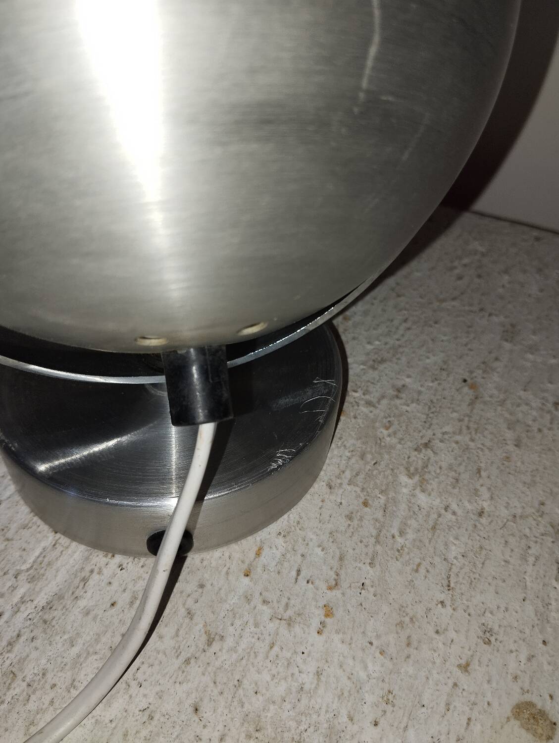 Aluminum ball wall lamp Space age design 70